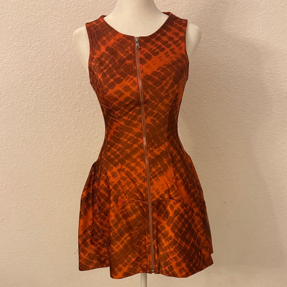 Alexis Red and Black Sleeveless Mini Dress